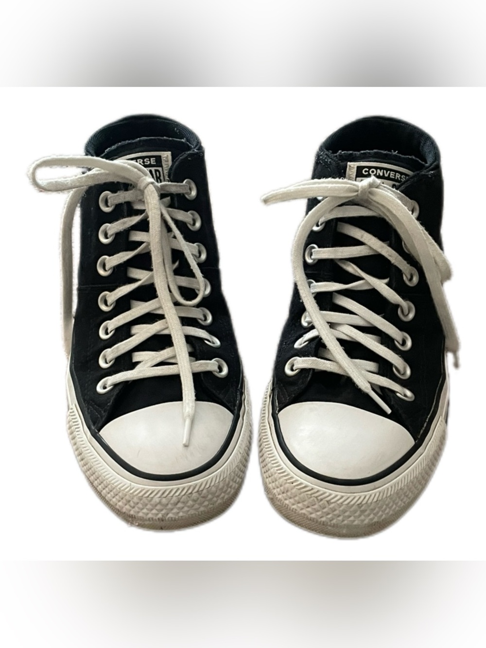 Chuck Taylor All Stars Women’s Converse Black High Top Sneakers - 8